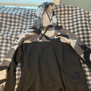 Nike Gray Camo Hoodie